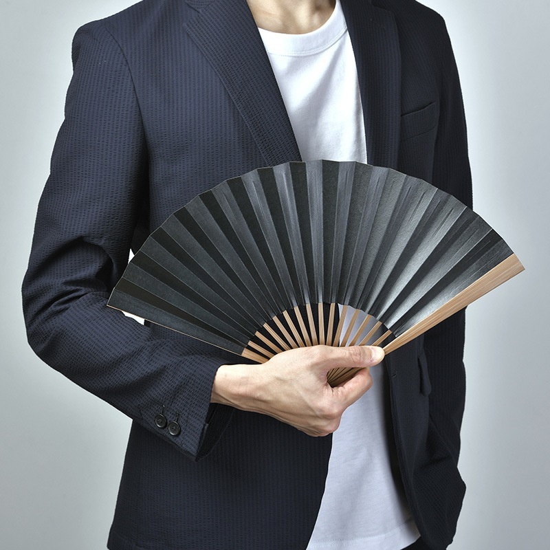 舞扇堂 紳士用扇子 大渋扇 扇子袋セット 京扇子 夏扇子 紙扇子