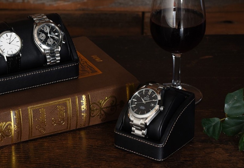 腕時計スタンド ウォッチスタンド 2本用 Elementum 腕時計置き卓上/腕時計