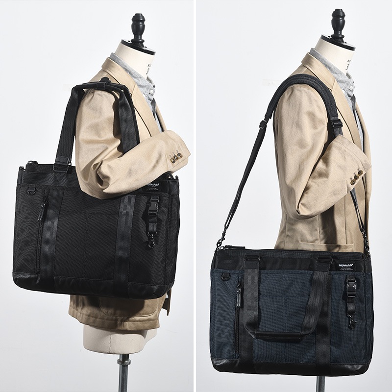 BERMAS ビジネストートバッグ 13インチPC対応 BAUER3 ナイロン雨に強い