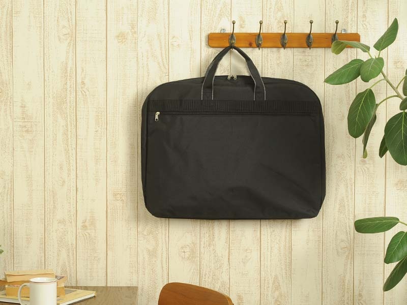 BLAZER CLUB ガーメントバッグ 三つ折り ブラック スーツ入れ 