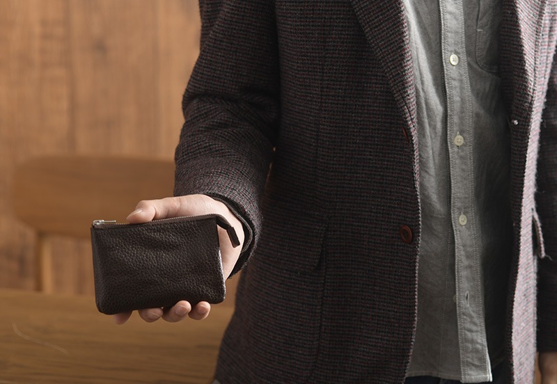 WINS FACTORY 小銭入れ 3層式 ポーチ 3rooms multi purse ベルーガ