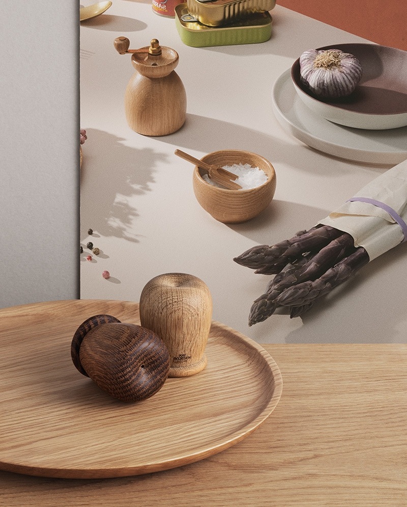 KAY BOJESEN DENMARK 木製スパイスボトル セット MENAGERI 調味料入れ