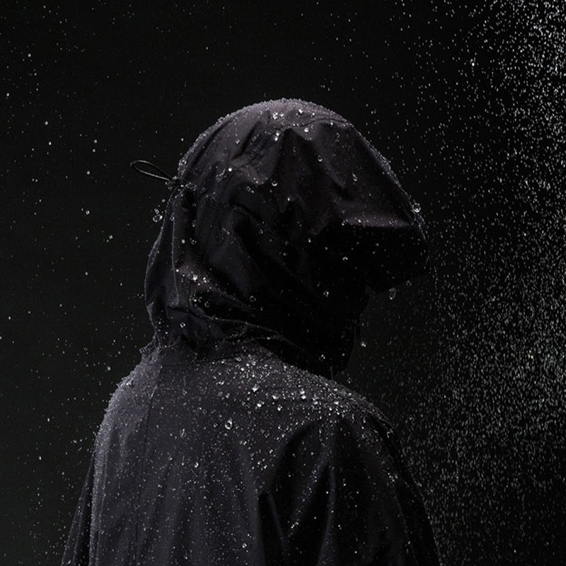 ロージーモンスター　レインコート2way waterproof coat 黒 ロージーモンスター レインコート2way waterproof coat 黒