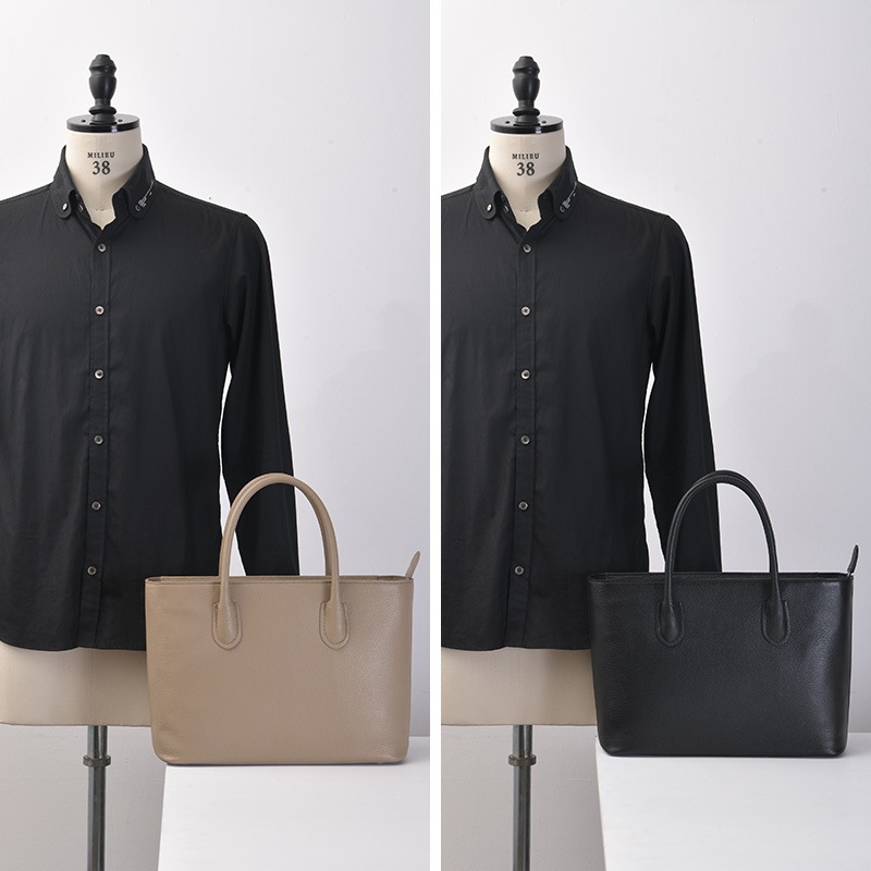 豊岡鞄 TOTTE シュリンクレザートートバッグ 日本製フォーマル/上品