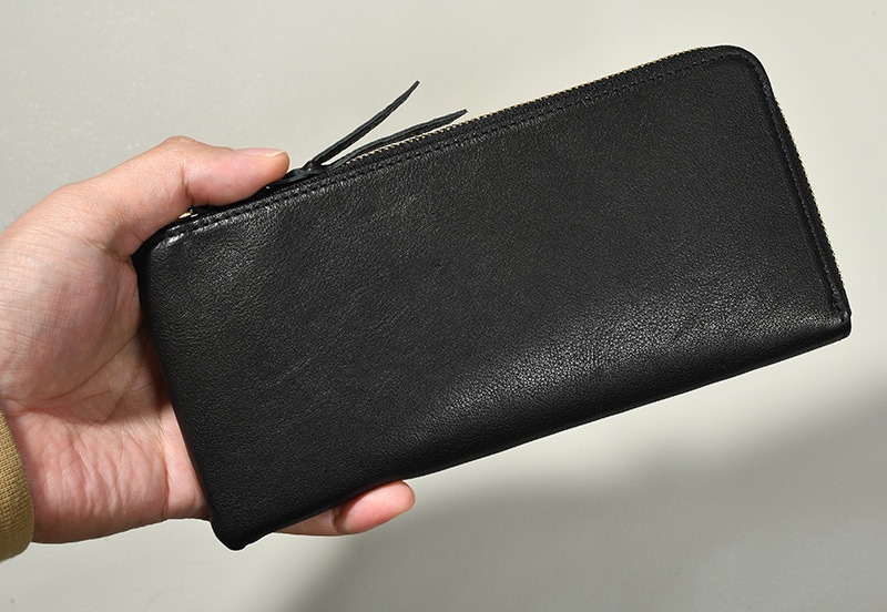 豊岡財布 anti-mode style OLIVE Long Wallet ラウンドジッパー