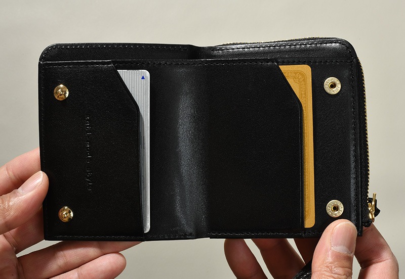 豊岡財布 L字ファスナー財布 anti-mode style OLIVE Compact Wallet