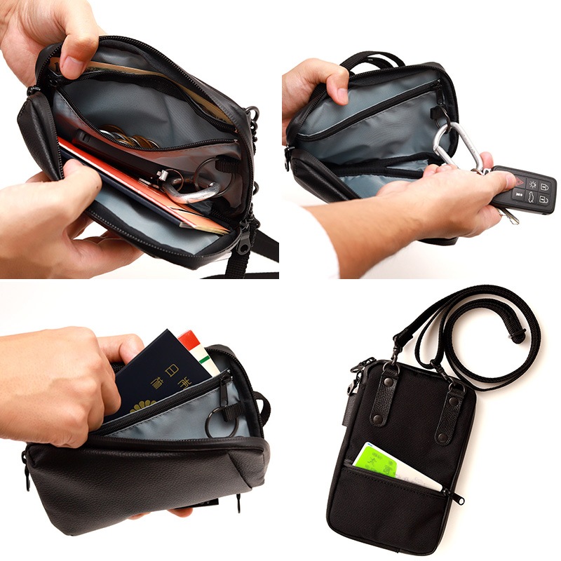 AGILITY パークポシェット ラークマイルド  スマホショルダー メンズ 男性 本革 撥水レザー 防水 財布付き iPhone14 15 16 6.1インチ おしゃれ 日本製 アウトドア スマホポーチ ショルダー AGILITY パークポシェット ラークマイルド スマホショルダーメンズ