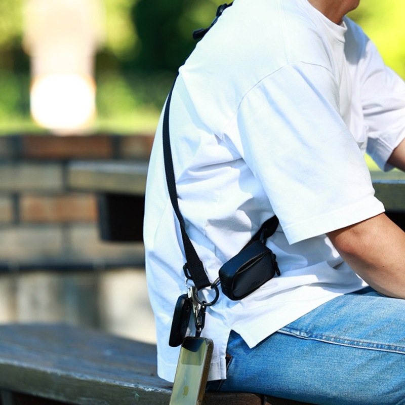 新品未開封Gypsohila ノベルティ　スマホショルダーストラップ AGILITY パークベルト ブラック スマホショルダーストラップメンズ