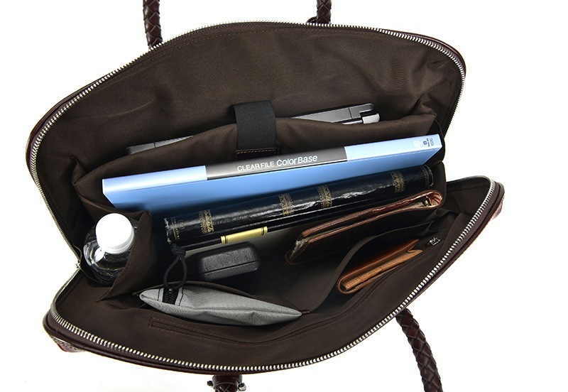 Kiefer neu レザーブリーフケース Ciao キーファーノイA4ファイル/自立