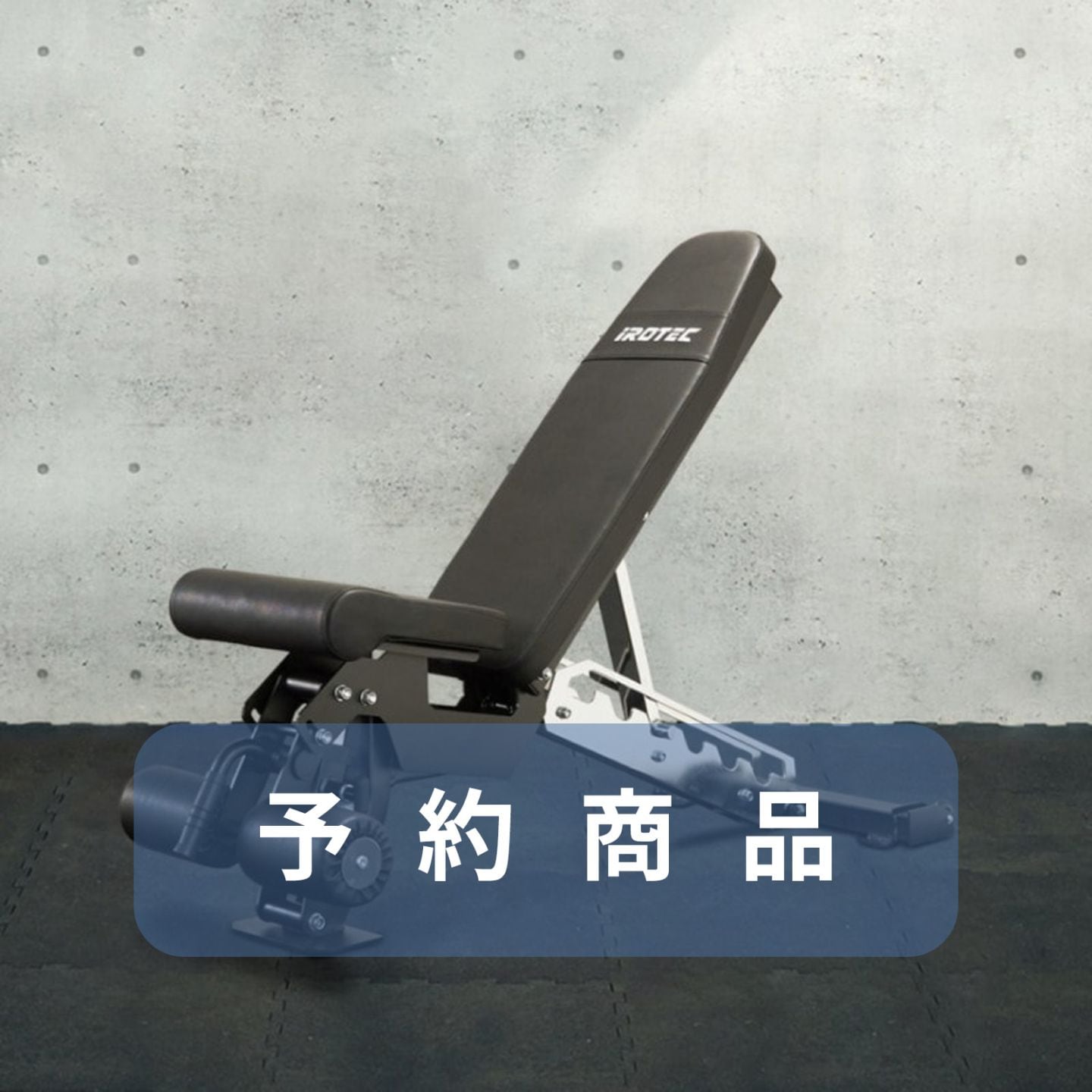 【予約商品　発送は2025年7月中旬】プロフェッショナルワークアウトベンチWOT[TO-WPB] / IROTEC PRO（アイロテックプロ）