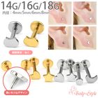 【限定モチーフ入荷】軟骨ピアス 14g 16g 18g 5種類 星 月 ハート 丸 ねこ 片耳用 ボディピアス ラブレットピアス ラブレット ピアス ラブレットスタッド 耳たぶ ピアス 軟骨 トラガス