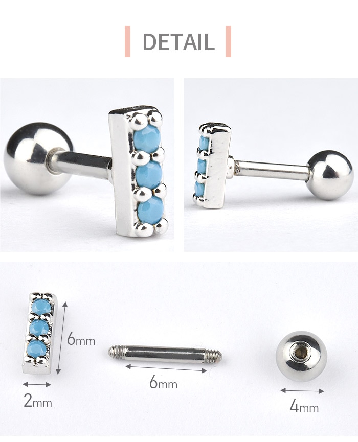 ピアス 耳たぶ 16g 16ゲージ ボディピアス 軟骨ピアス 軟骨 耳用