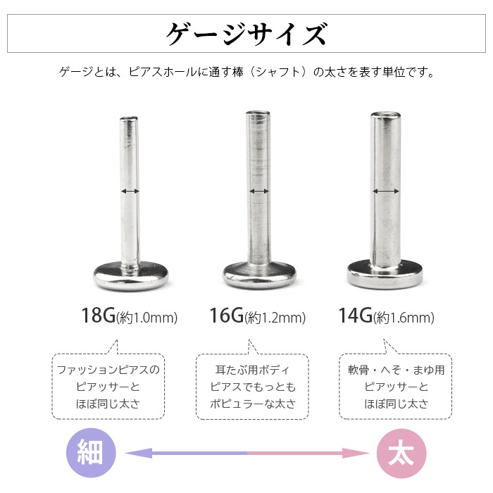 ����ե� �ѡ��� 14g 16g 18g 4mm 5mm 6mm 8mm 10mm �� �ȥ饬�� ����ԥ��� �ܥǥ��ԥ��� ���󥿡��ʥ� ���� ��֥�åȥ����å� ��֥�åȥԥ�������Ź���ꥸ�ʥ� ���󥿡��ʥ����� ����եȡ� e13-01