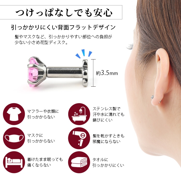 �ܥǥ��ԥ��� �� �ե� Ω�ޥ��奨�� 14G 16G ���5mm �ַ��ǥ����� ��֥�åȥ����å� ���󥿡��ʥ� �ͥ��� ����ԥ��� ���������륹�ƥ�쥹 ��Ω�ޥ��奨�륷�꡼���� e05-15