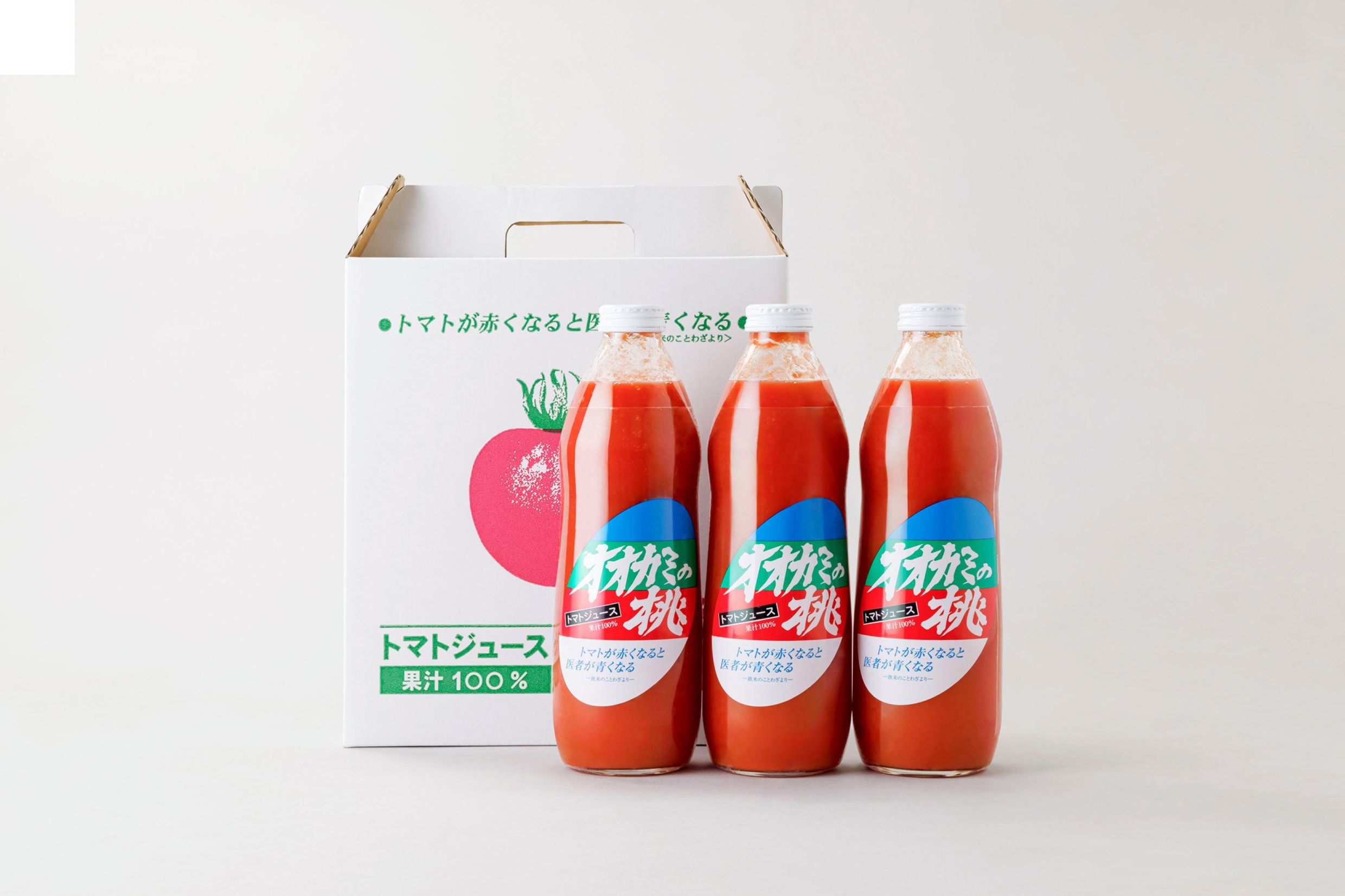 オオカミの桃 (トマトジュース 100%果汁 6本入り) 楽天市場】オオカミの桃（無塩タイプ） トマトジュース 1L×6本