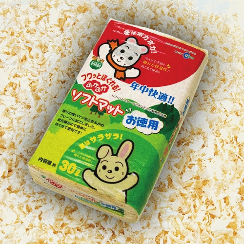 マルカン ふかふかソフトマット お徳用 30L | 小動物用品,床材・敷材