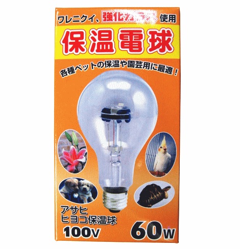 アサヒ ヒヨコ保温電球60W | ウサギ,あったかグッズ | うさぎ用品市場