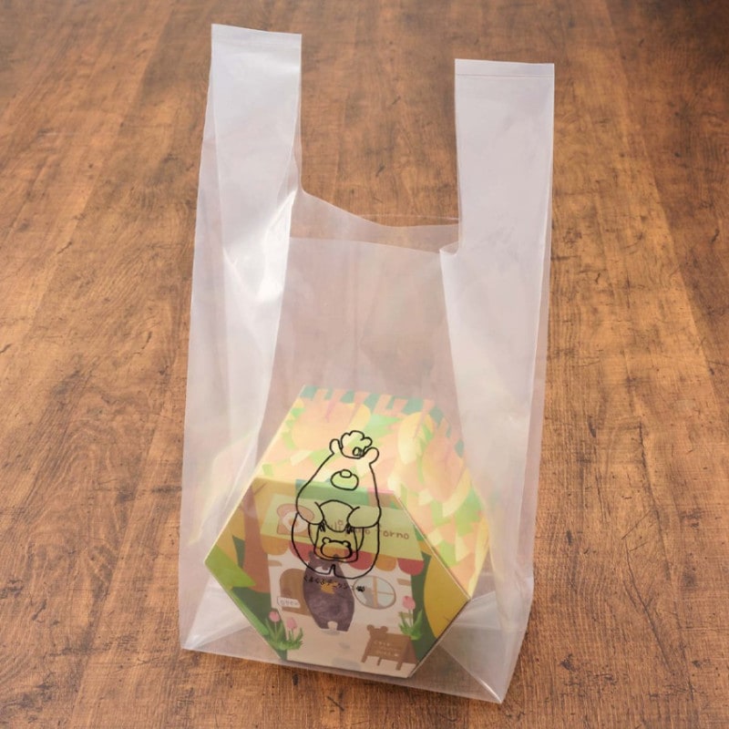くまくまデニッシュ専用レジ袋（厚手/透明）