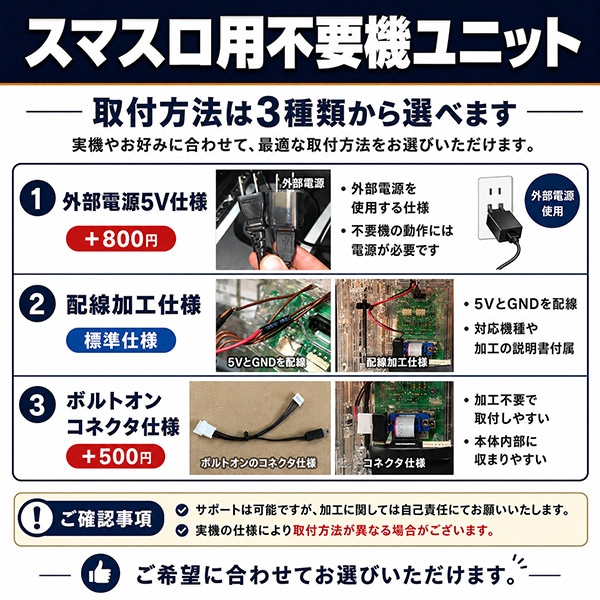 スマスロユニット不要機 2モード搭載 高性能 カウンター可能タイプ 家
