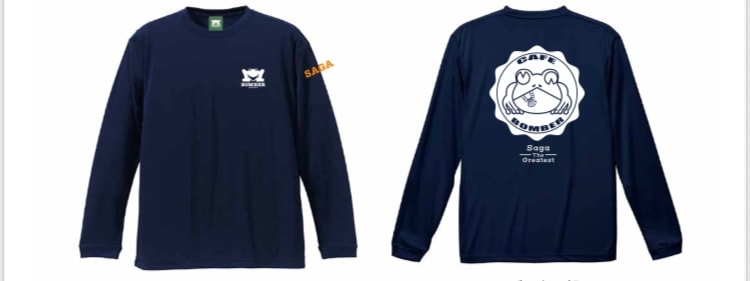 BOMBER��Long��T-�����  Navy �� White