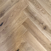 サンプル　複合プランク OARHH オークヘリンボーン（ラスティック）＜スカンジナビアンラッカーHT仕上げ＞