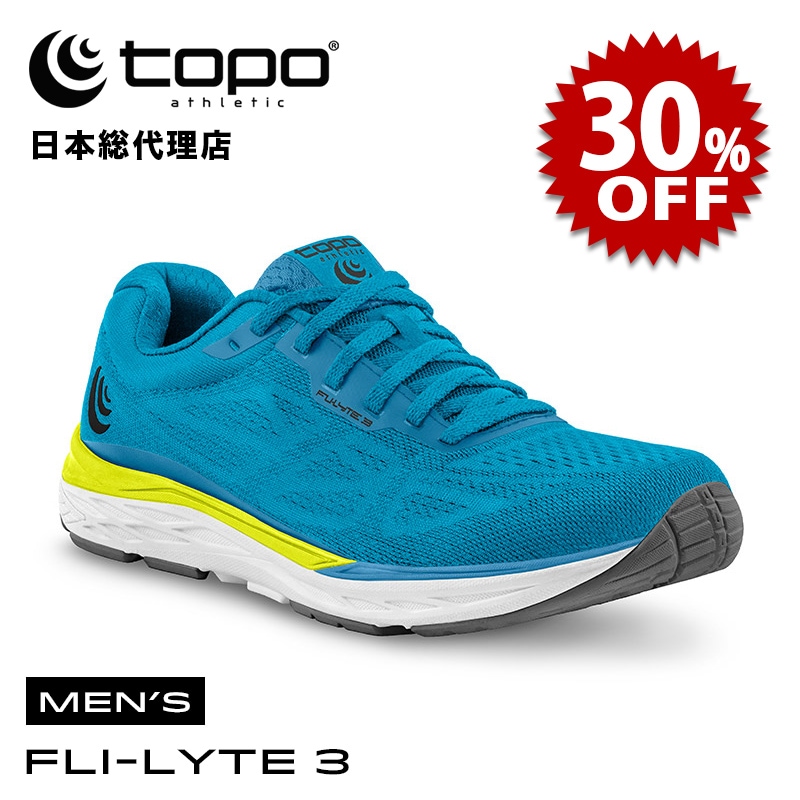 トポアスレチック topo 27cm fli-lyte3 フライライト3 50%OFF】トポアスレティック/Topo Athletic® FLI-LYTE3（フライ