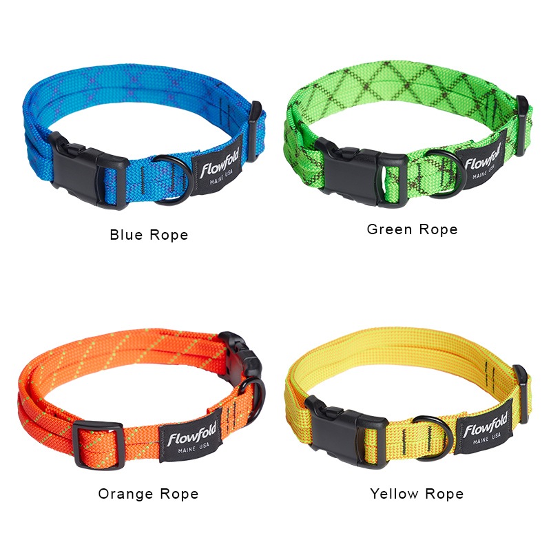 եե/Flowfold Recycled Rope Dog Collar - Large ꥵ ɥå顼 顼