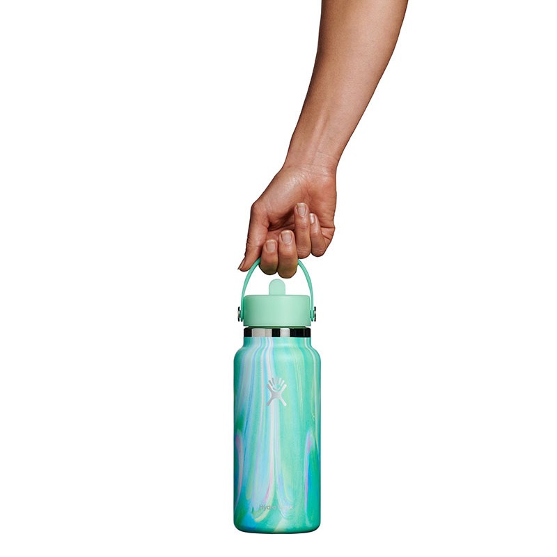 ϥɥե饹/Hydro Flask Jelly Collection 32 oz Wide Mouth Flex Straw ƥ쥹ܥȥ946ml