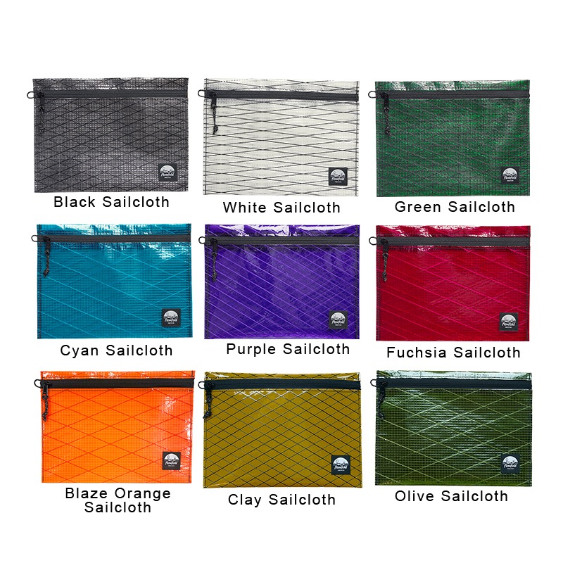 եե/Flowfold Recycled Sailcloth Voyager - Zipper Pouch - Large ꥵ륻륯 㡼 顼