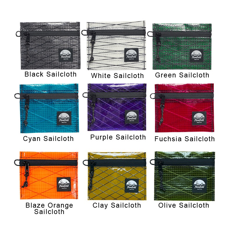 �ե����ե������/Flowfold Recycled Sailcloth Voyager - Zipper Pouch - Small �ꥵ�����륻���륯���� ���������㡼�ݡ��� ���⡼��