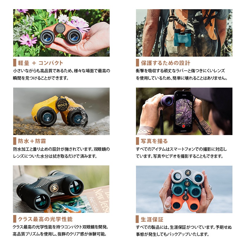 Υåץ/Nocs Provisions STANDARD ISSUE 8X25 WATERPROOF BINOCULARS (ɥ塼)д