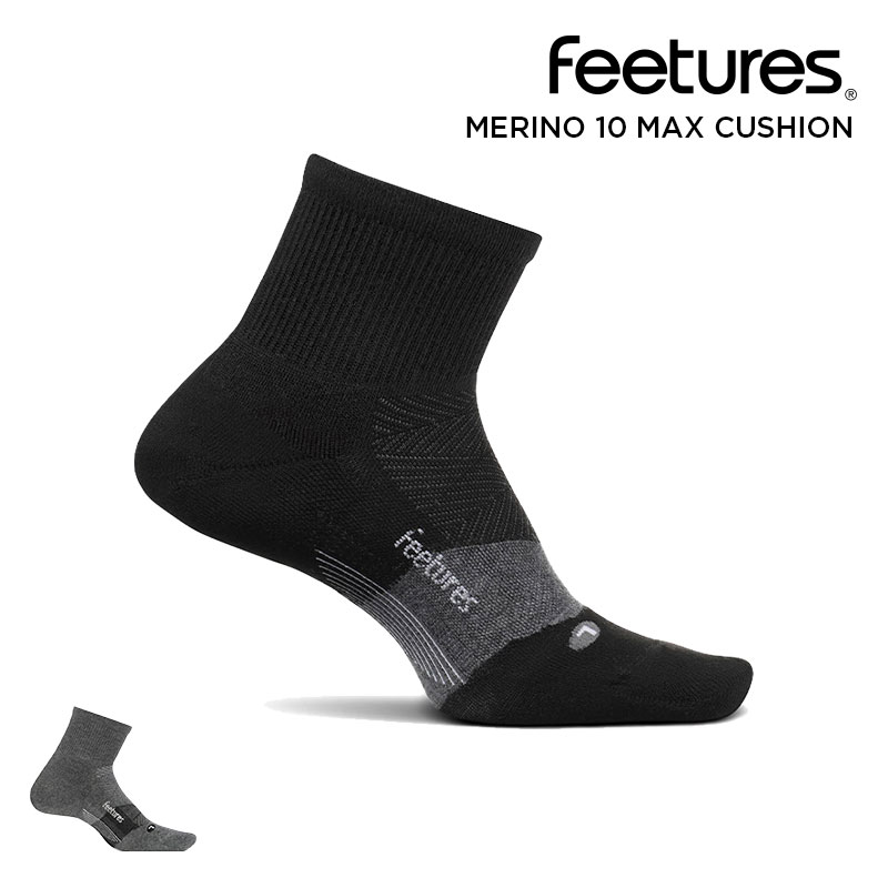 �ե������㡼��/Feetures MERINO 10 MAX CUSHION QUARTER ���˥󥰥��å���