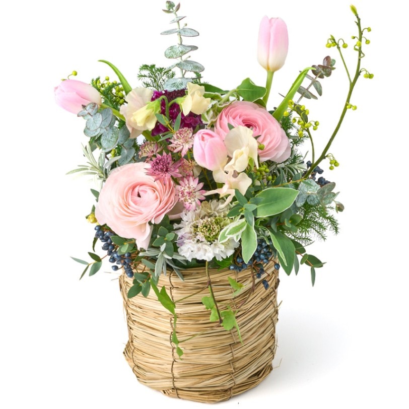 春花のアレンジメント｜Pink｜M