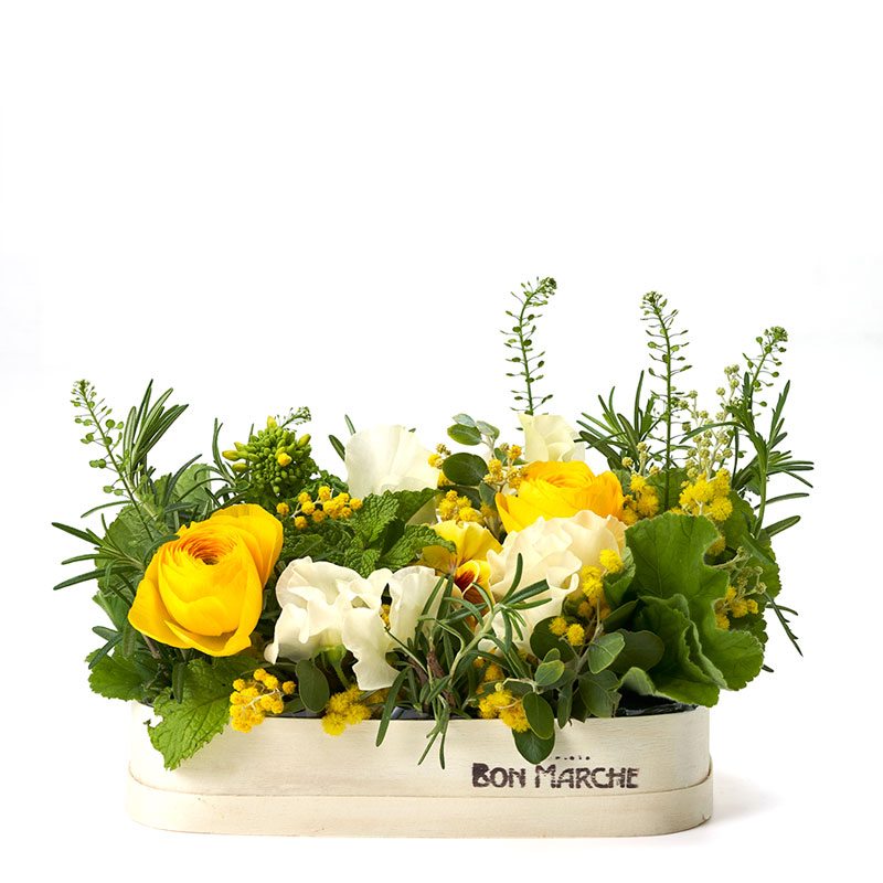 季節のアレンジメント｜ラナンキュラス