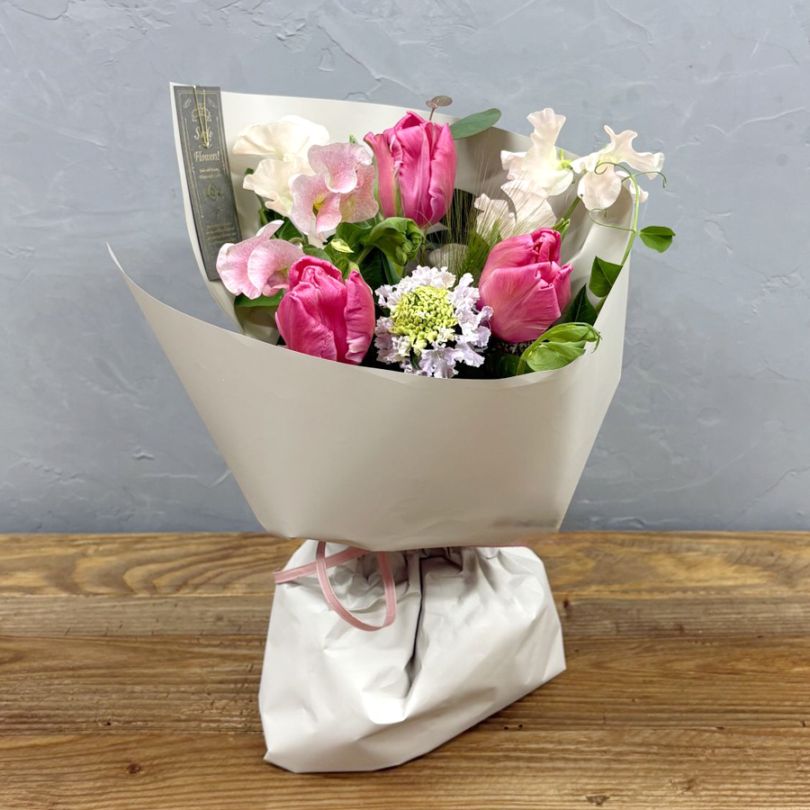 春のギフトブーケ｜Pink｜S