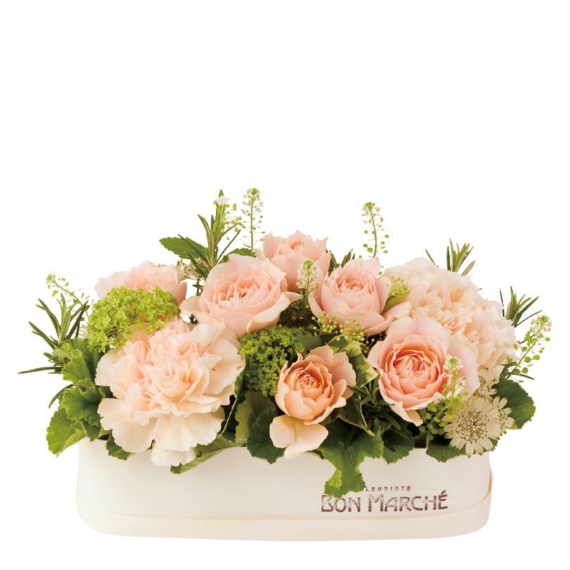 【母の日】スプレーバラとカーネーションのアレンジメント｜Orange｜5/7～10お届け