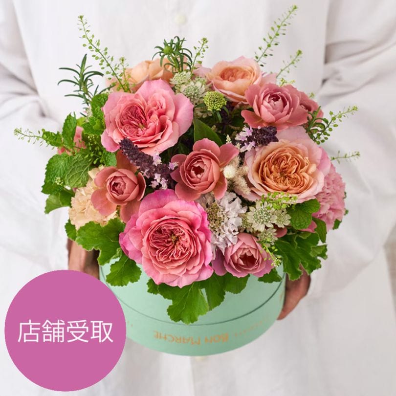 店舗受取｜和ばらのアレンジメント｜L｜Rose Farm KEIJI