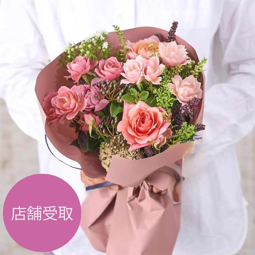 店舗受取｜和ばらのブーケ｜S｜Rose Farm KEIJI