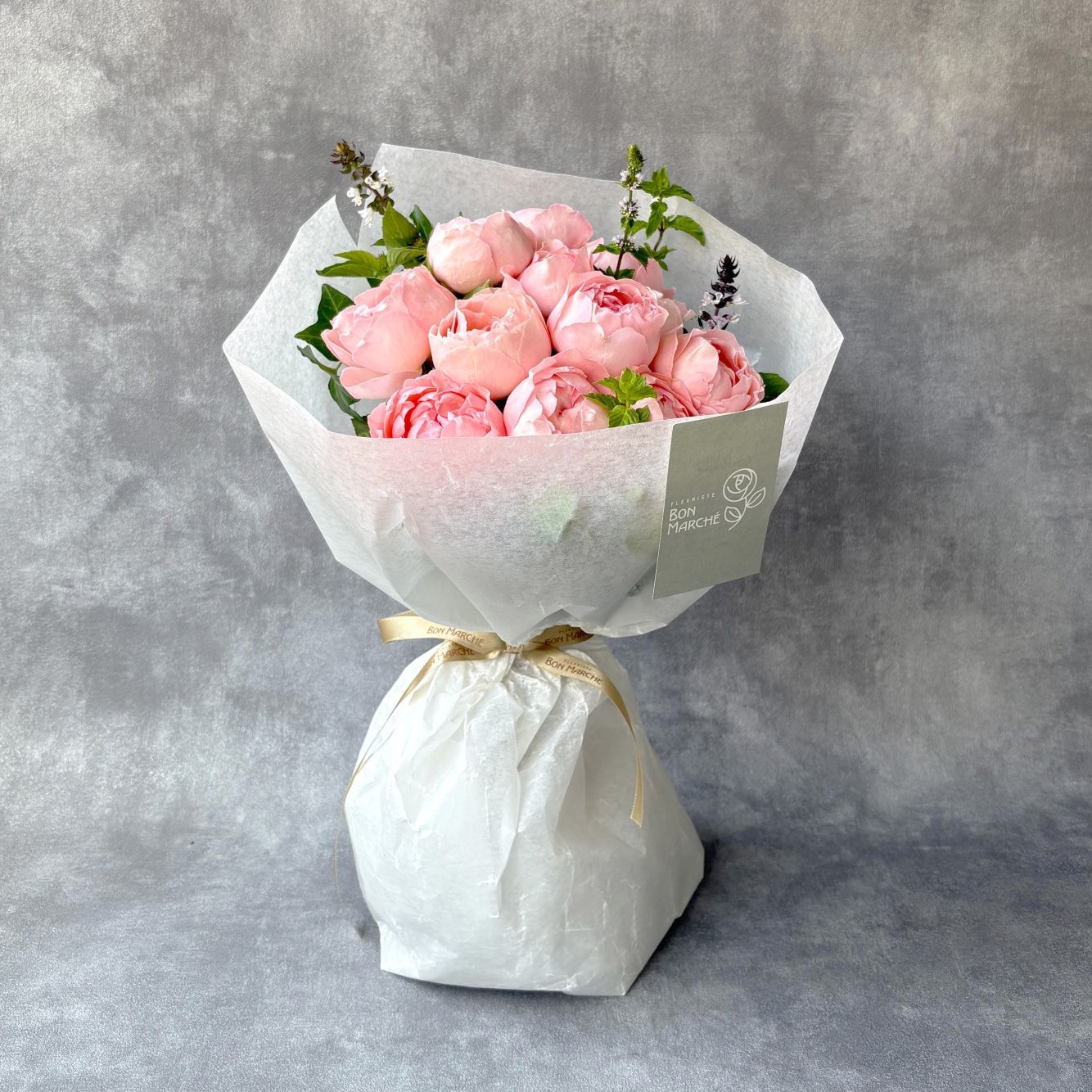 12本のバラのブーケ｜Pink