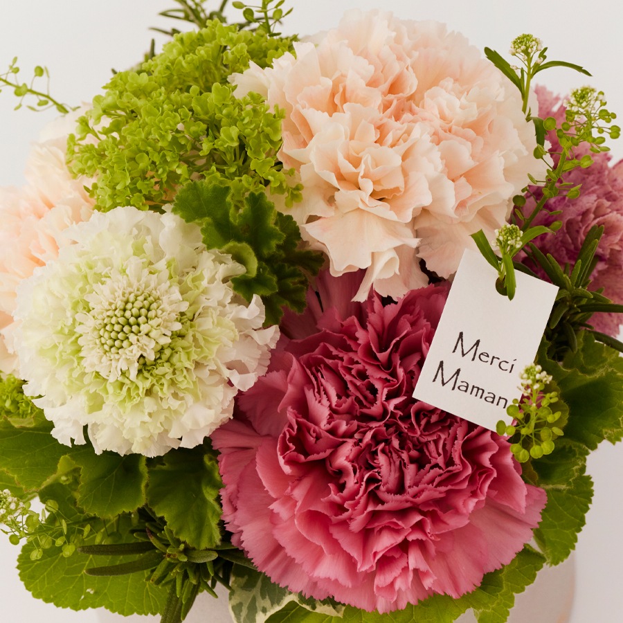 【母の日】カーネーションのBOXアレンジメント｜5/7～10お届け