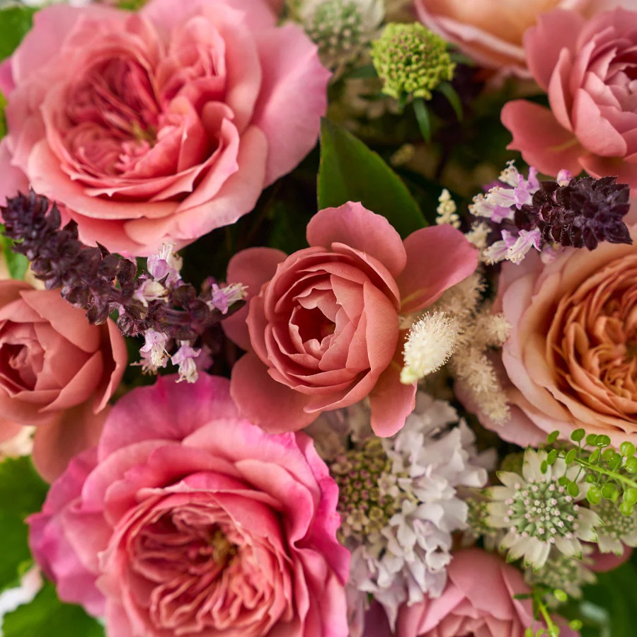 【母の日】和ばらとカーネーションのBOXアレンジメント｜L｜5/7～10お届け