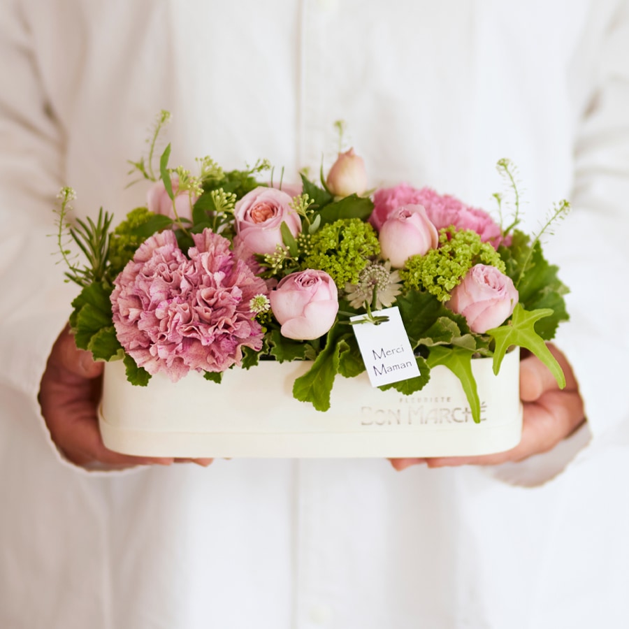 早期割 10%OFF【母の日】スプレーバラとカーネーションのアレンジメント｜Pink｜4/30～5/3お届け