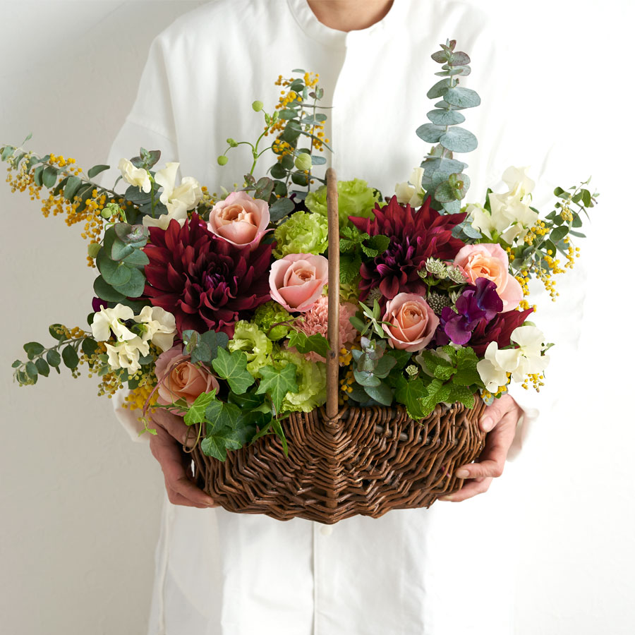 ハンドメイド❣️菜の花畑、春のフラワーアレンジ❁⃘*.゜