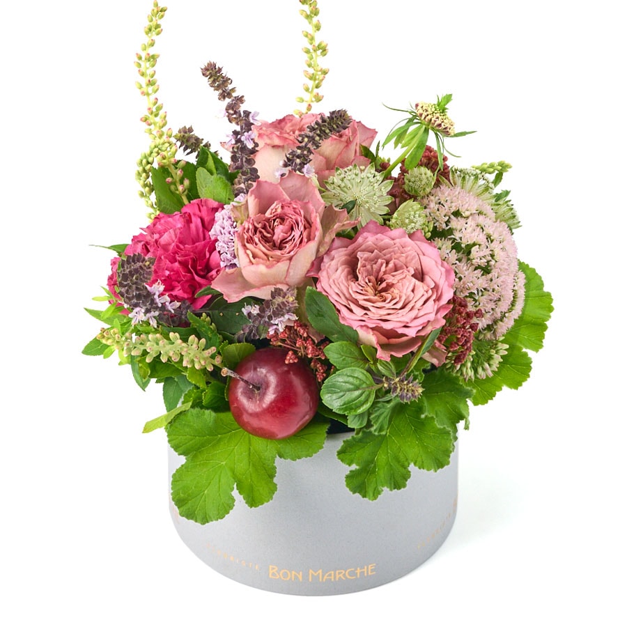 ニュアンスピンクのローズアレンジメント