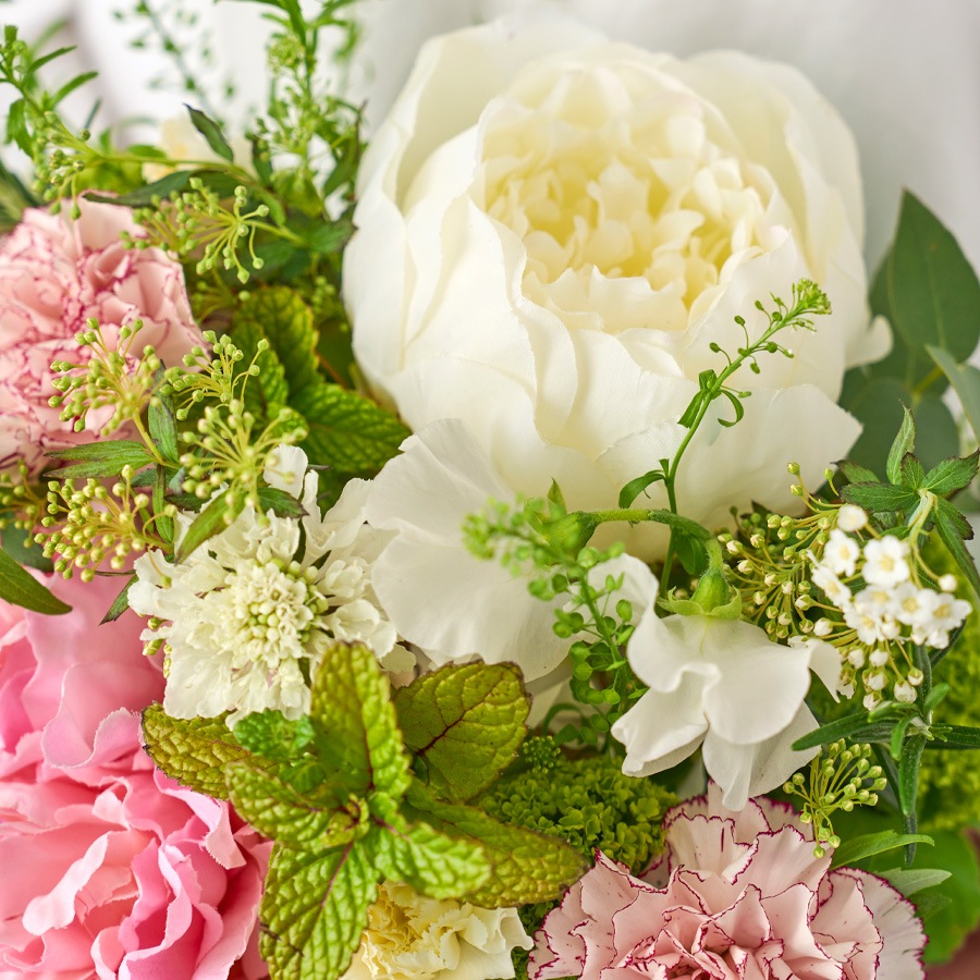 早期割 10%OFF【母の日】ピオニーBOXアレンジメント｜4/30～5/3お届け