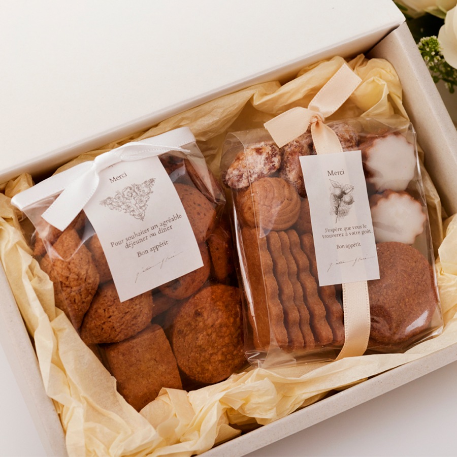 ガトーグラッセさんの焼き菓子set アレンジメント｜M｜4/29～5/1お届け