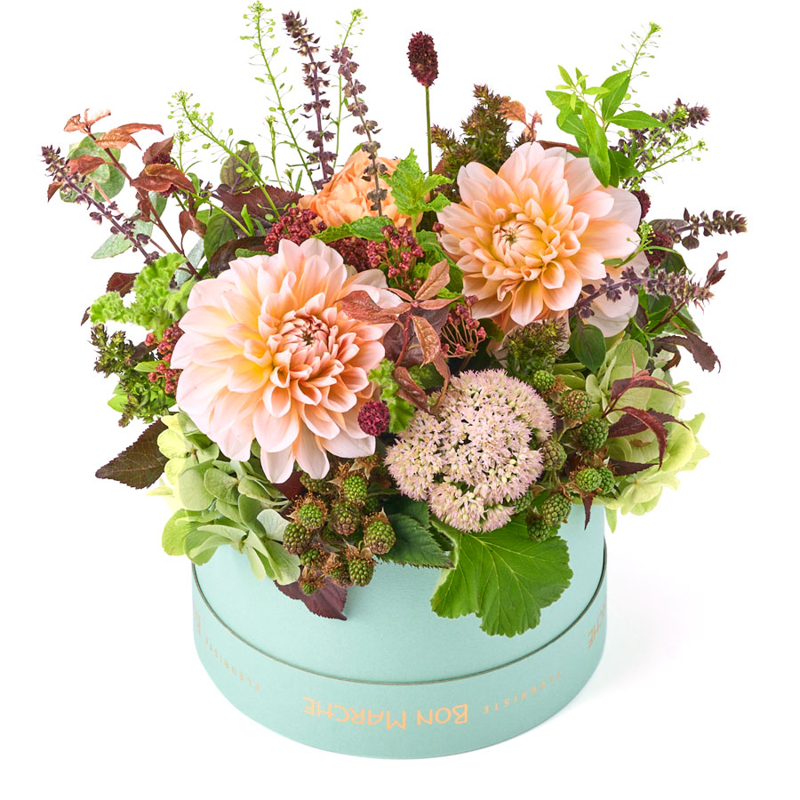 ダリアのアレンジメント｜L