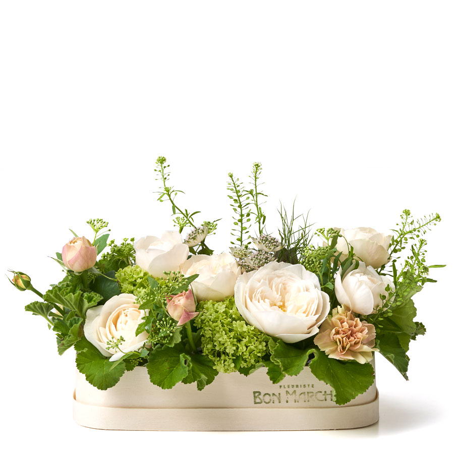 季節のバラのアレンジメント｜White