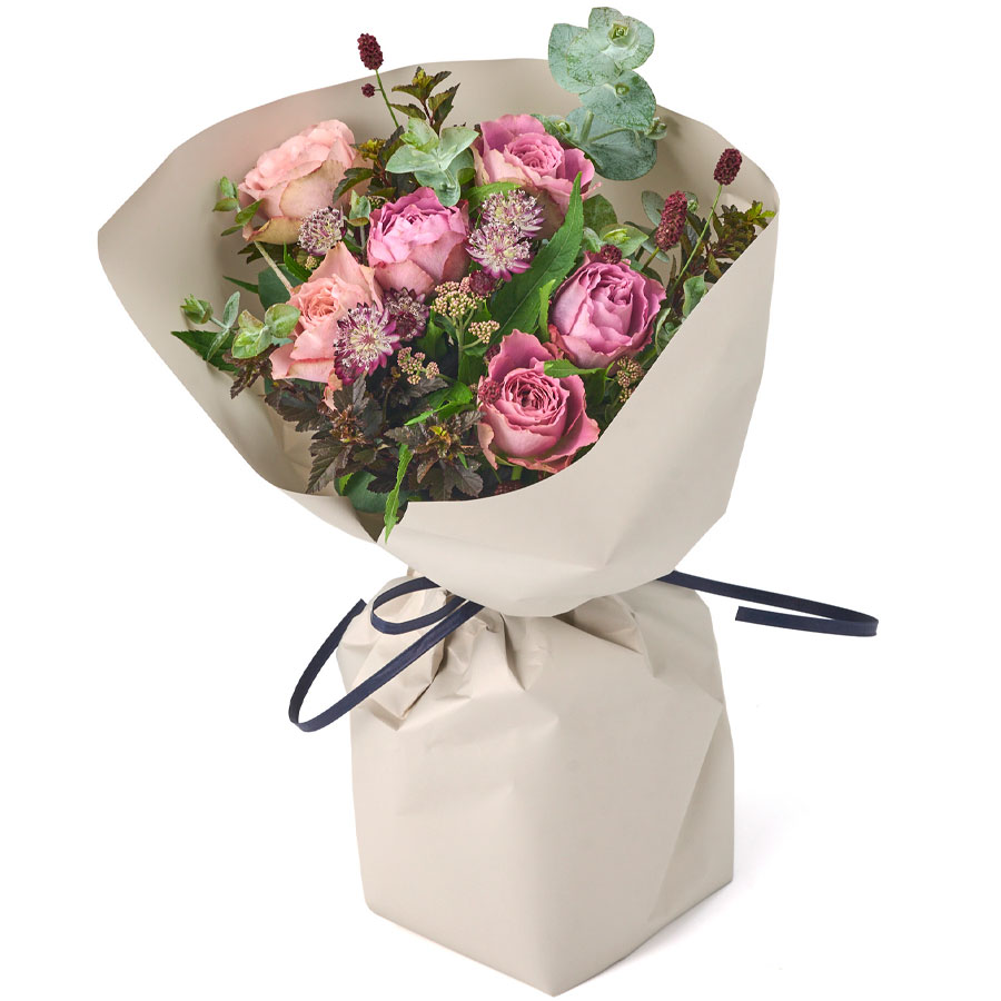 オリジナルローズと草花のブーケ｜M｜堀木園芸