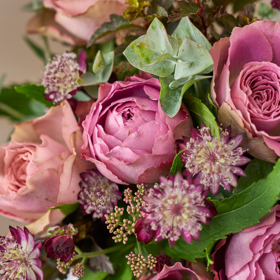 オリジナルローズと草花のブーケ｜M｜堀木園芸